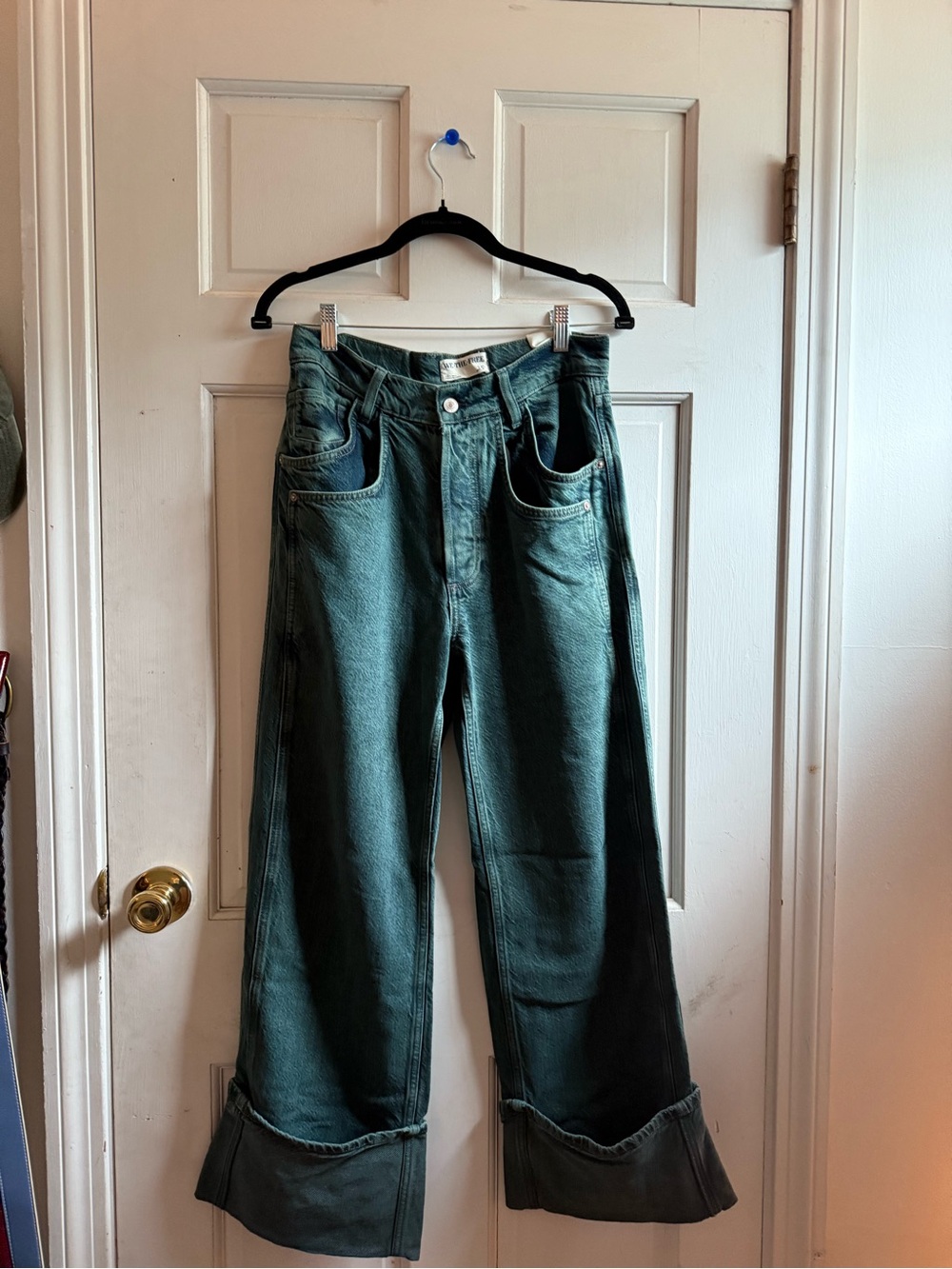 Free People High-Rise Wide-Leg Jeans